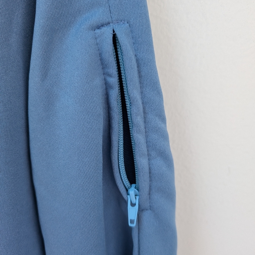 Men's Blue Half-Zip Fleece Pullover Size 3XL - Picture 3 of 4